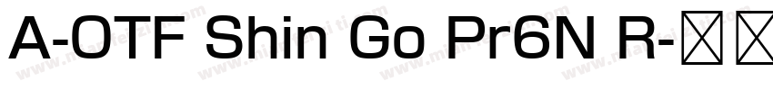 A-OTF Shin Go Pr6N R字体转换